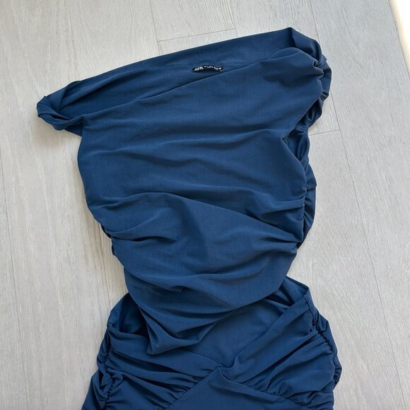 Zara Blue Skirt and Top Set Size Large - Picture 4 of 8